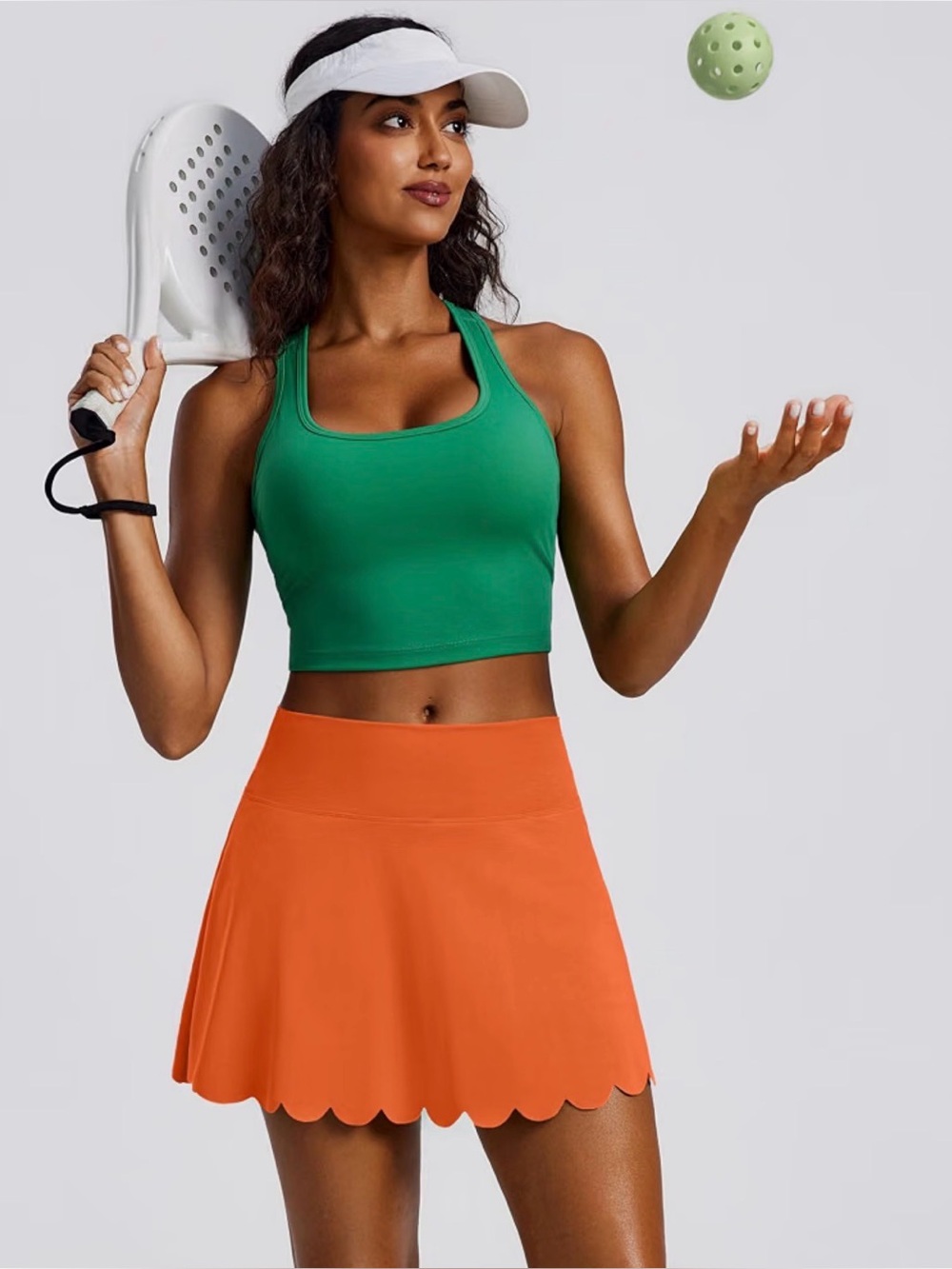 NWT Dokotoo Scalloped Skirt Built In Panty - Small